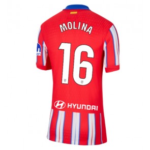 Atletico Madrid Nahuel Molina #16 Replika Hjemmebanetrøje Dame 2024-25 Kortærmet